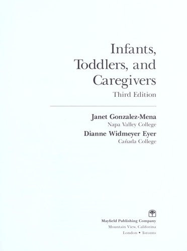 Infants, Toddlers, And Caregivers