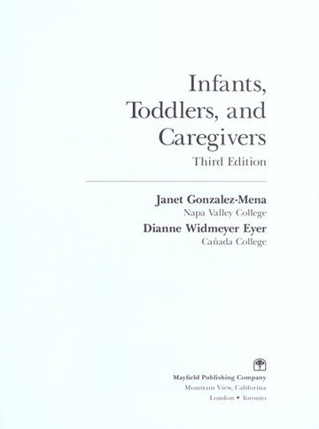 Infants, Toddlers, And Caregivers