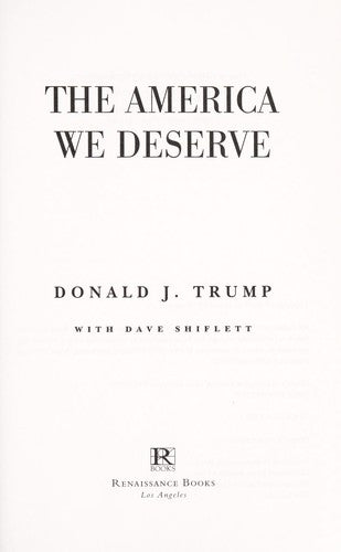 The America We Deserve