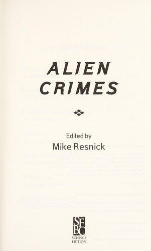 Alien Crimes (without dust jacket)