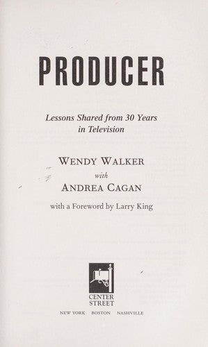 Producer: lessons shared from 30 years in television