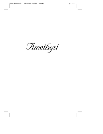 Amethyst (Dakotah Treasures #4) (without dust jacket)