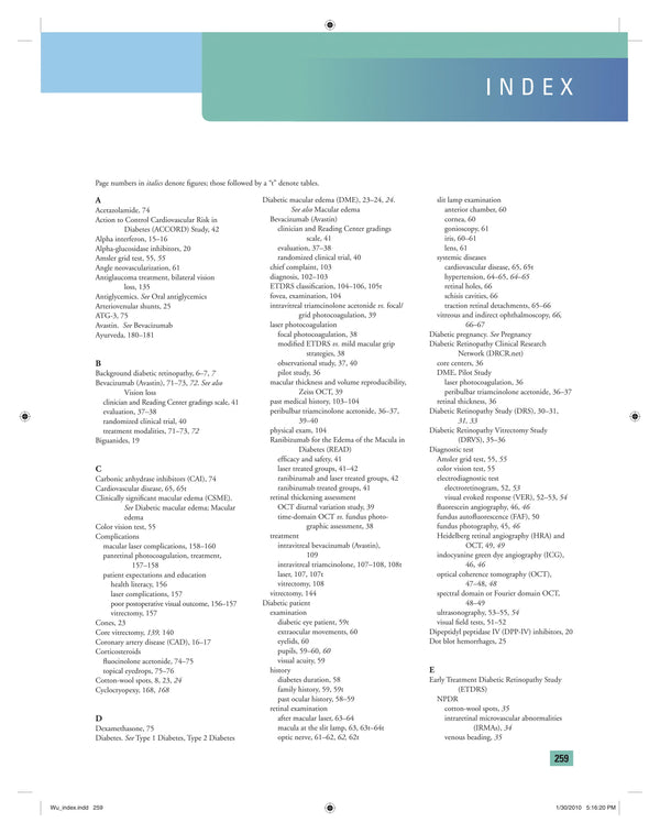 Diabetic Retinopathy: the essentials