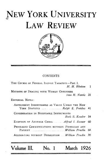 New York University Law Review