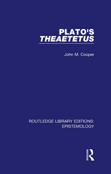 Plato's Theaetetus : Plato