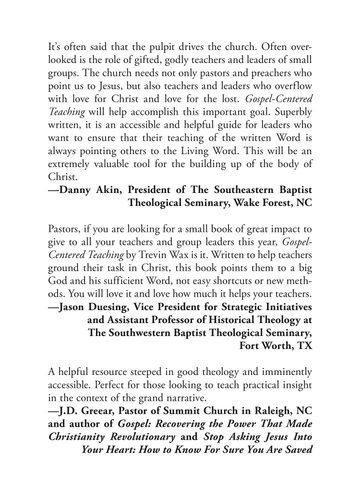 Gospel-Centered Teaching