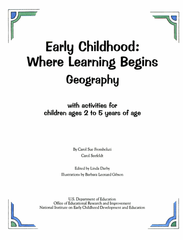 Early Childhood: Where Learning Begins