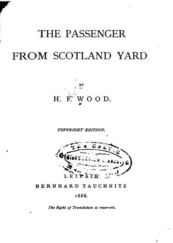 The Passenger From Scotland Yard: A Victorian Detective Novel: a Victorian detective novel