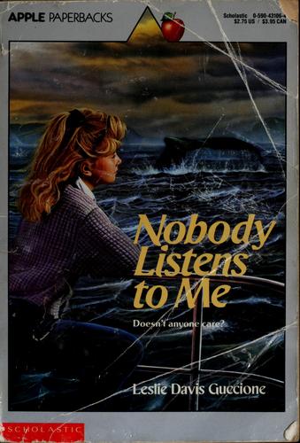 Nobody Listens To Me (Apple Paperback)
