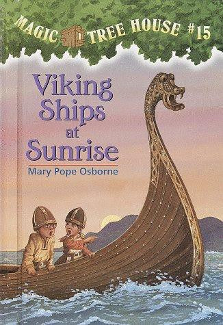Viking Ships At Sunrise