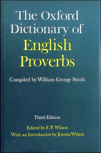 The Oxford Dictionary Of English Proverbs