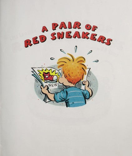 A Pair of Red Sneakers