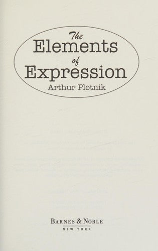 The Elements Of Expression