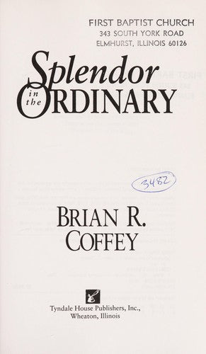 Splendor In The Ordinary