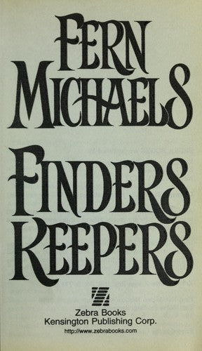Finders Keepers (Zebra Books)