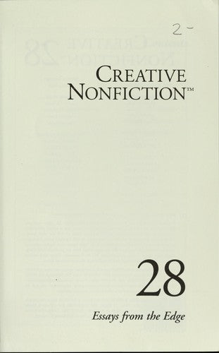 Creative nonfiction: Essays From The Edge