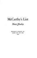Mccarthy's List