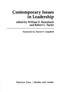 Contemporary Issues In Leadership