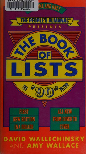 The People's Almanac Presents The Book Of Lists/The '90s Edition (without dust jacket)