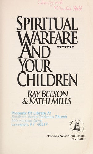 Spiritual Warfare And Your Children