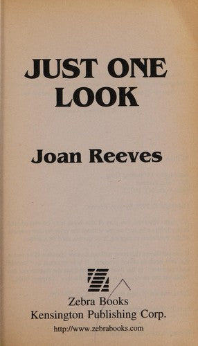 Just One Look (Precious Gem Romance, 160)