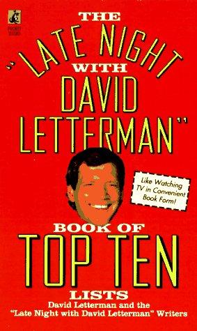 The 'Late Night With David Letterman' Book Of Top Ten Lists