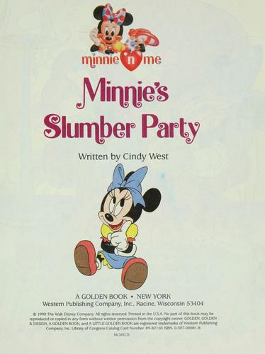 Minnie's Slumber Party (A Little Golden Book)