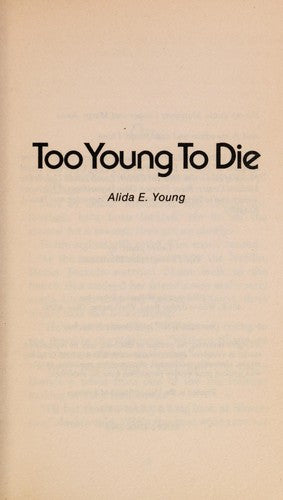 Too Young to Die