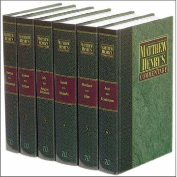 Matthew Henry's Commentary Vol. 1: Genesis to Deutoronomy