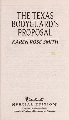 The Texas Bodyguard's Proposal