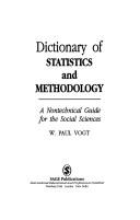Dictionary Of Statistics And Methodology: A Nontechnical Guide For The Social Sciences: A Non-Technical Guide for the Social Sciences