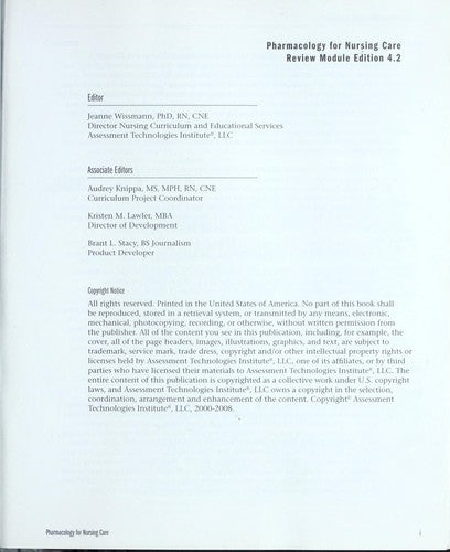 Pharmacology For Nursing Version 4.2 (4.2)