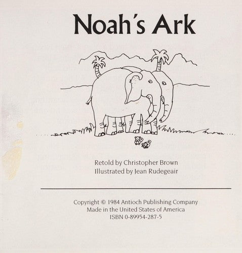Noah's Ark (Antioch Collector Books With Stickers)