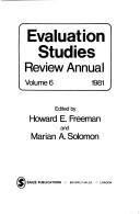 Evaluation Studies Review Annual: Volume 6