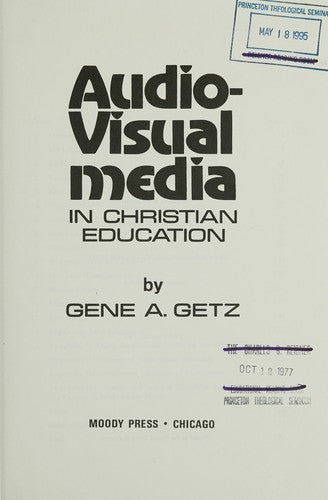 Audiovisual Media In Christian Education