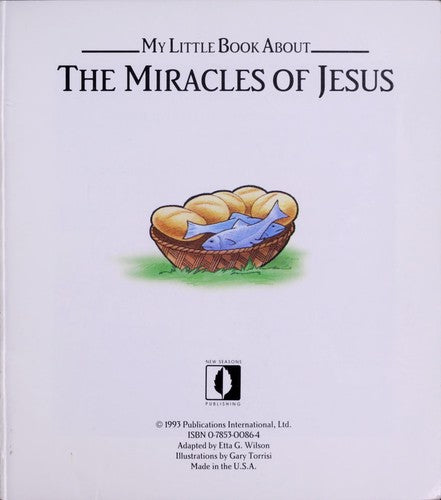 My Little Book About The Miracles Of Jesus