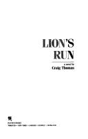 Lion's Run (without dust jacket)