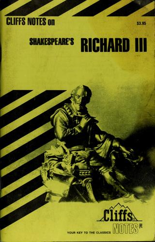 Cliffs Notes on the Shakespeare's Richard III