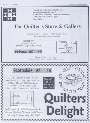 Quilters' Travel Companion, 1998-2000