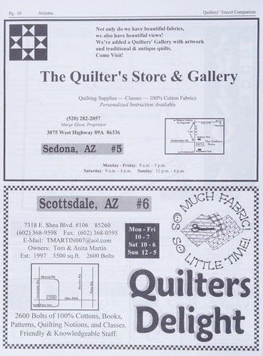 Quilters' Travel Companion, 1998-2000