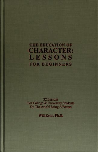 The Education Of Character