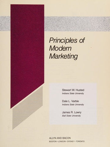 Principles Of Modern Marketing