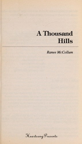 A Thousand Hills