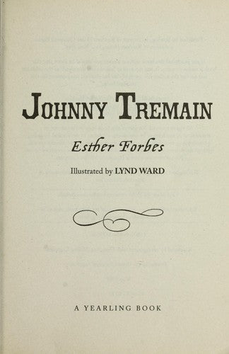 Johnny Tremain: a novel for old & young