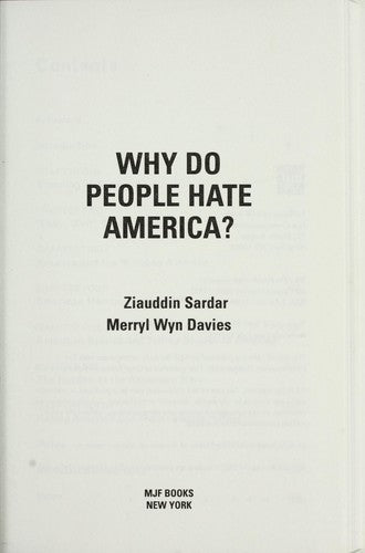 Why Do People Hate America ?