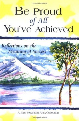 Blue Mountain Arts Collection: Be Proud of All You've Achieved by Blue Mountain