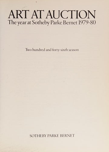 Art At Auction. 246. 1979/80 (1980)