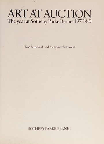 Art At Auction. 246. 1979/80 (1980)