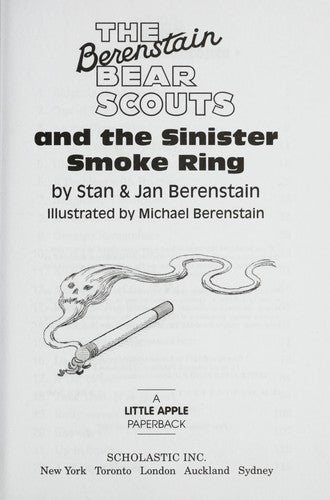 The Berenstain Bear Scouts And The Sinister Smoke Ring