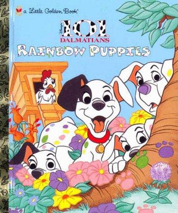 101 Dalmatians Rainbow Puppies Little Golden Book